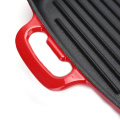 11 inch cast iron Loop help handle frying grill pan